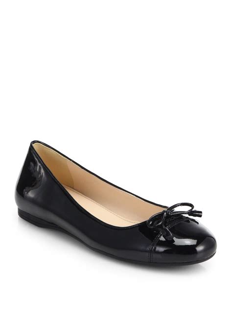 prada bow ballerina flat